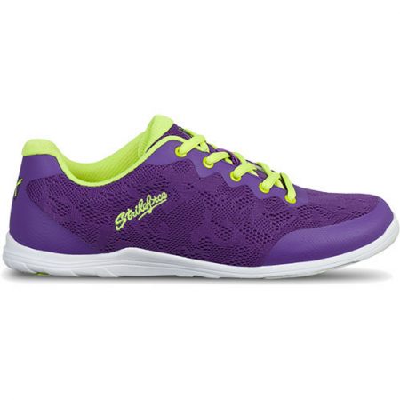 KR Strikeforce Lace Purple/Yellow Women's Bowling Shoes - Image 3