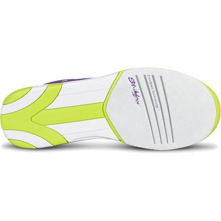 KR Strikeforce Lace Purple/Yellow Women's Bowling Shoes - Image 4