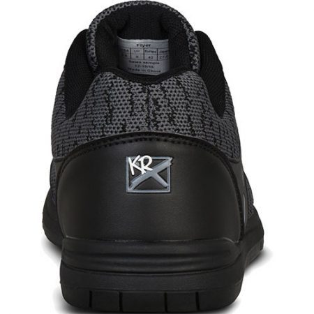 KR Strikeforce Men's Flyer Mesh Black/Steel Bowling Shoes - Image 5