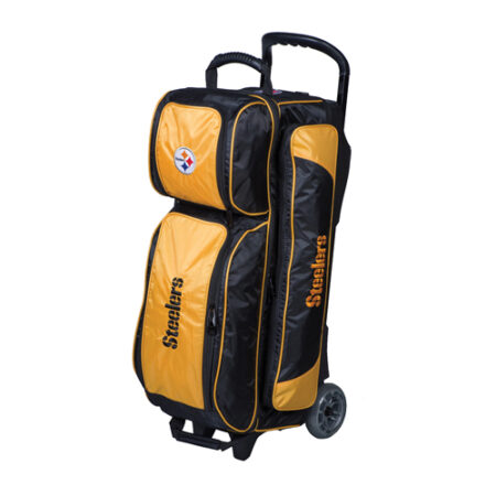 pittsburgh steelers triple 3 ball bowling bag