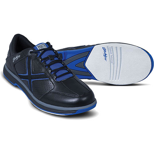 KR Strikeforce Men's Ranger Black/Blue Bowling Shoes - BowlerX.com