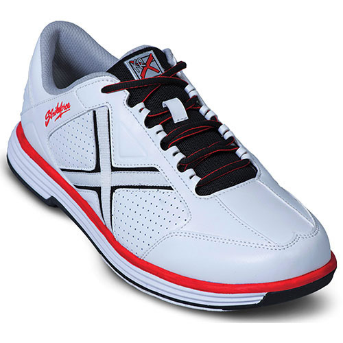 KR Strikeforce Men's Ranger White/Black/Red Bowling Shoes - BowlerX.com