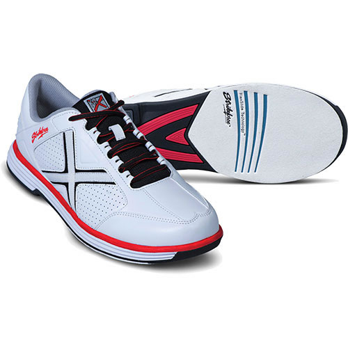 KR Strikeforce Men's Ranger White/Black/Red Bowling Shoes - BowlerX.com