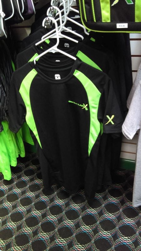 BowlerX.com Embroidered Bowling Shirt Black/Green