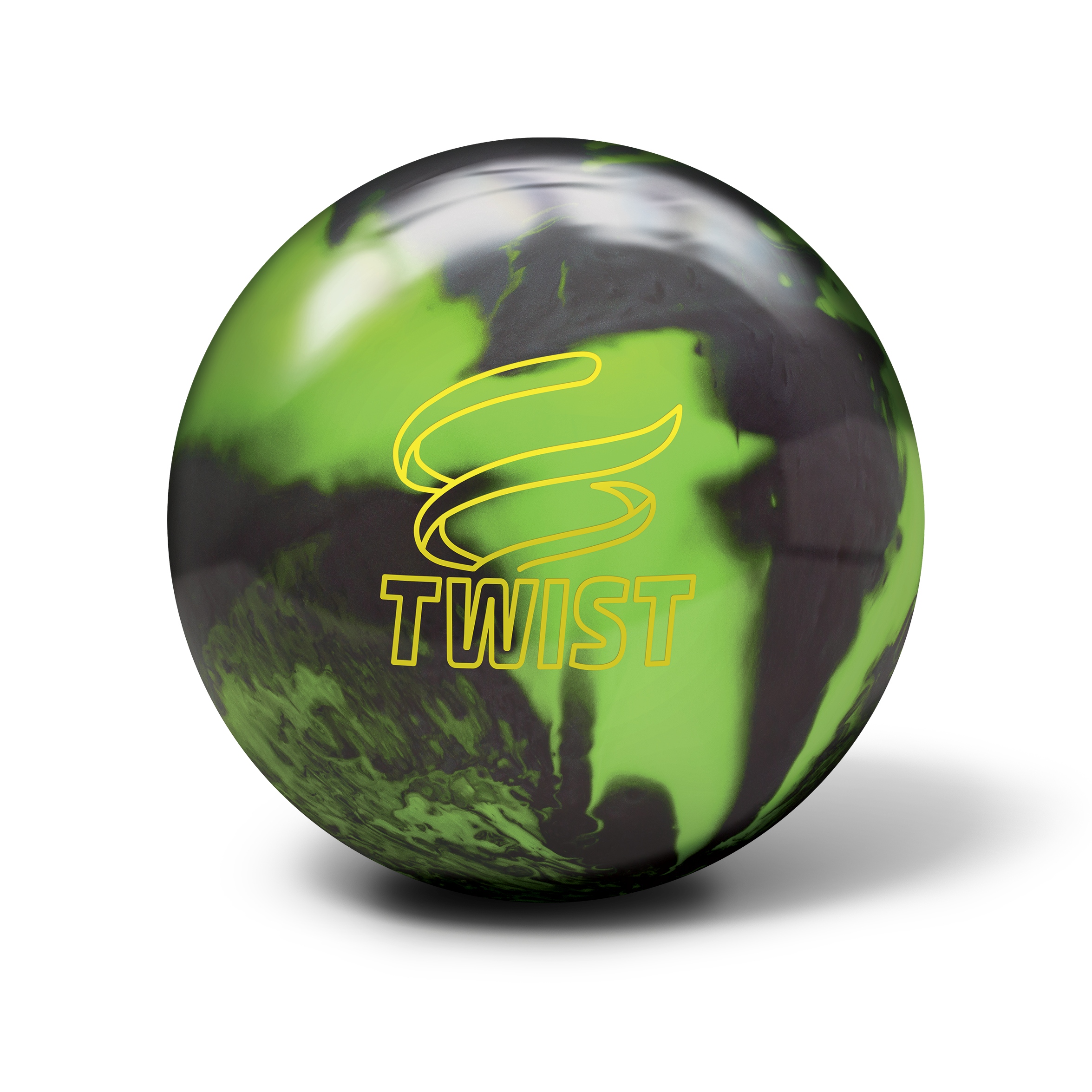 Brunswick Twist Neon Green/Black Bowling Ball Buy Bowling Balls