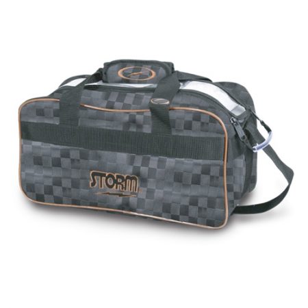 storm double tote black gold