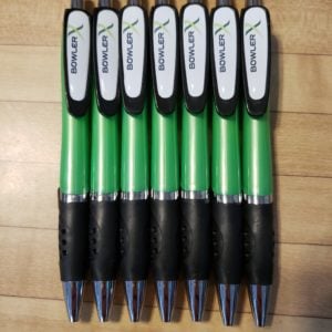BowlerX Logo Pens Green Black