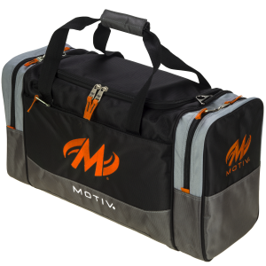Motiv Shock Double Tote Black Orange