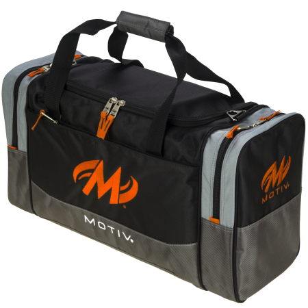 Motiv Shock Double Tote Black Orange