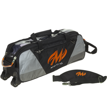 Motiv Ballistix Triple Tote Black/Orange - Image 2