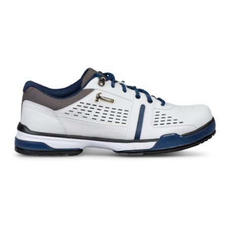 Hammer Boss White/Navy/Grey Men's Wide Width Bowling Shoes - Image 4
