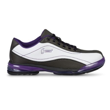 Hammer Lady Force White/Black/Purple Women's Bowling Shoes - Image 4