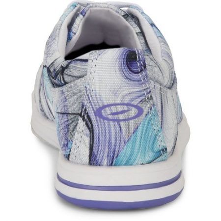 Storm Meadow White/Purple Women's Bowling Shoes - Image 2
