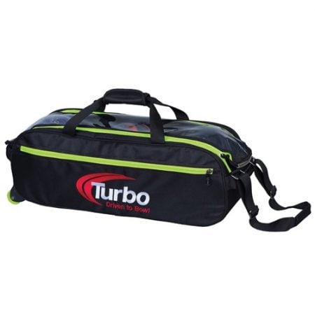 turbo pursuit green slim triple tote