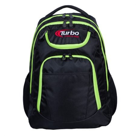 turbo shuttle green bowling backpack