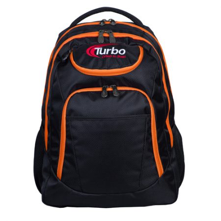 turbo shuttle orange bowling backpack