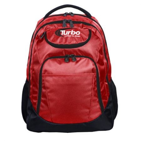 Turbo shuttle red bowling backpack