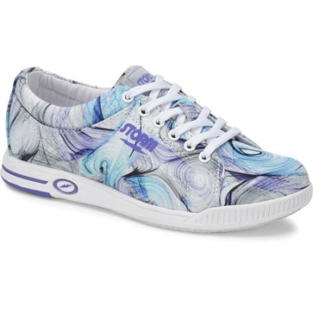 storm meadow white purple womens bowling shoes