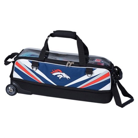 broncos slim triple tote