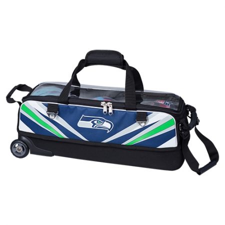 seahawks slim triple tote