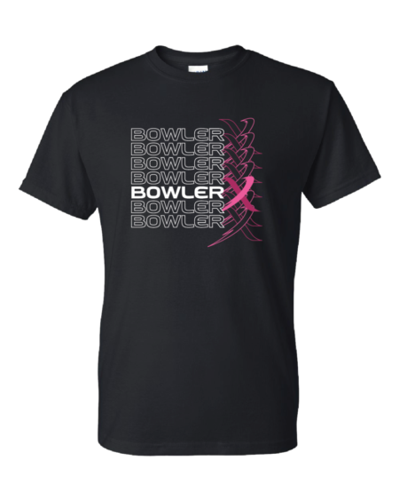 BowlerX Breast Cancer Black Pink Bowling Shirt