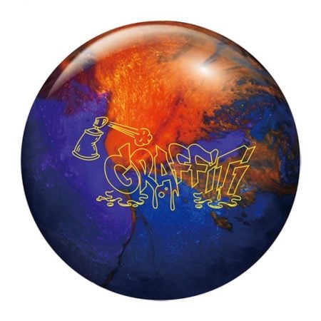 swag graffiti pearl bowling ball