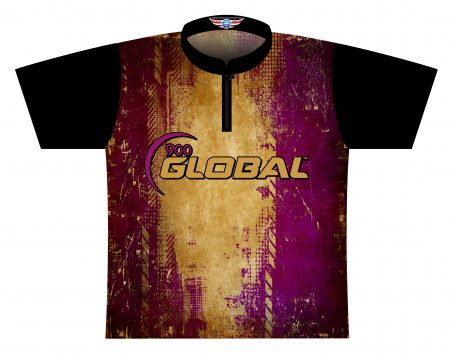 900 Global Purple And Gold Dye-Sublimated Shirt