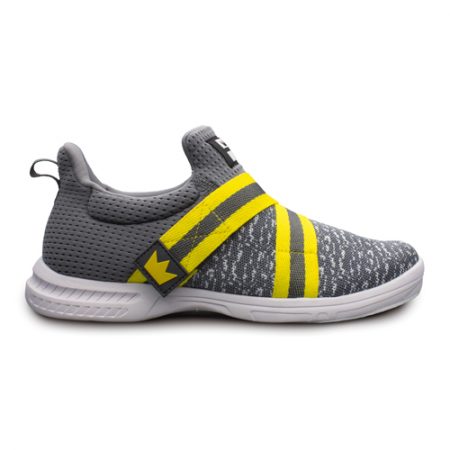 brunswick slingshot grey yellow mens bowling shoes