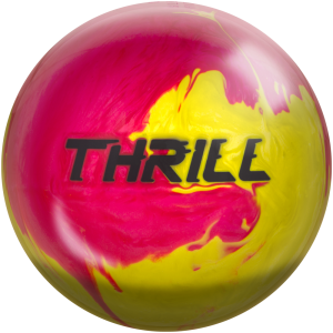 Motiv Thrill Pink Yellow pearl bowling ball