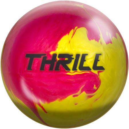 Motiv Thrill Pink Yellow pearl bowling ball