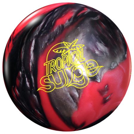 Storm tropical surge pink black bowling ball