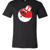 teamfish bobber t-shirt black front