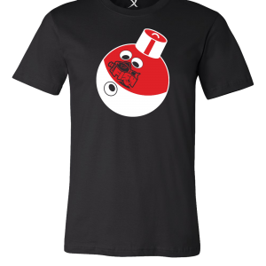 teamfish bobber t-shirt black front