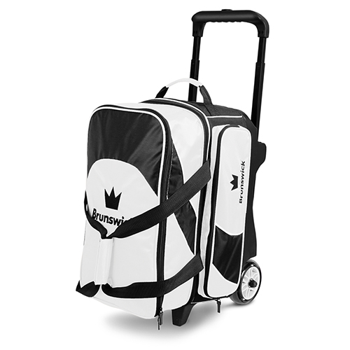 Brunswick Blitz Double Roller Bowling Bag - Black