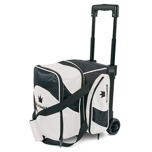 Brunswick Edge Single Roller Bowling Bag- White