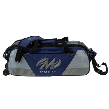 motiv ballistix navy grey triple tote