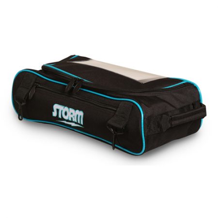 storm triple tote shoe bag add on black blue