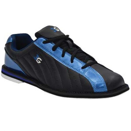 3G kicks bowling shoes black blue