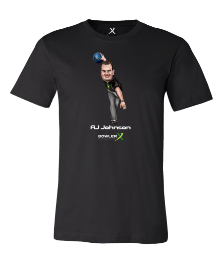 AJ Johnson PBA Caricature Bowling Shirt - Image 3