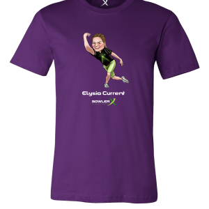 elysia current caricature shirt bowlerx pwba bowling shirt