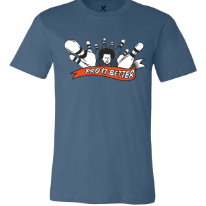 kyle troup fro it better bowling shirt, the pro with the fro, afrofish
