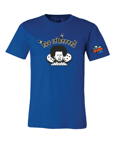 fro it better with kyle troup, the pro with the fro, the troup is on fire bowling t shirt