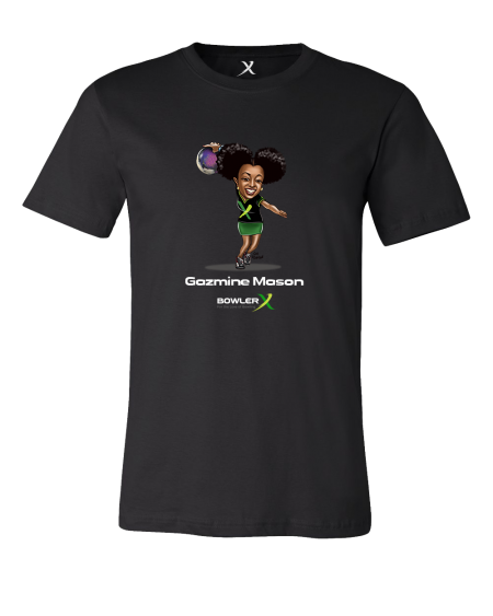 Gazmine GG Mason PWBA Caricature Bowling Shirt - Image 5