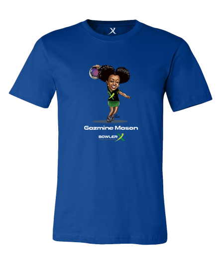 Gazmine GG Mason PWBA Caricature Bowling Shirt - Image 2