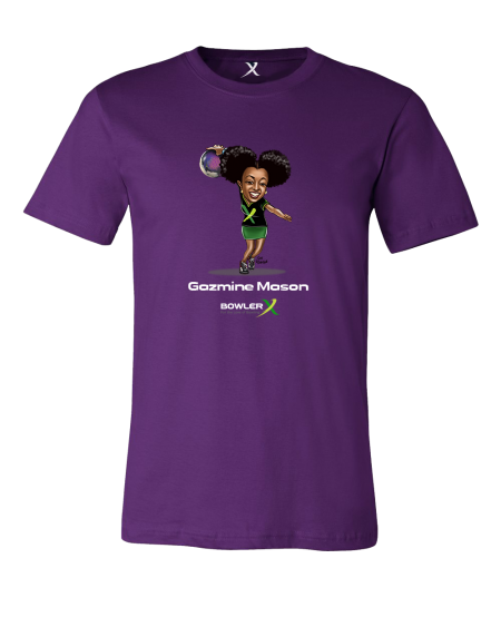 Gazmine GG Mason PWBA Caricature Bowling Shirt - Image 4