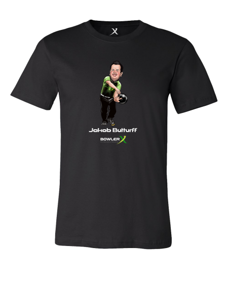Jakob Butturff PBA Caricature Bowling Shirt - Image 2