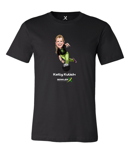 Kelly Kulick PWBA Caricature Bowling Shirt - Image 4