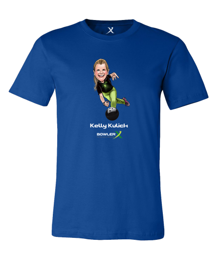 Kelly Kulick PWBA Caricature Bowling Shirt - Image 3