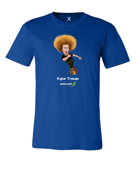 Kyle Troup PBA Caricature Bowling Shirt - Image 3