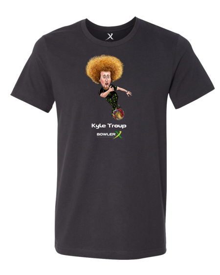 Kyle Troup PBA Caricature Bowling Shirt - Image 2